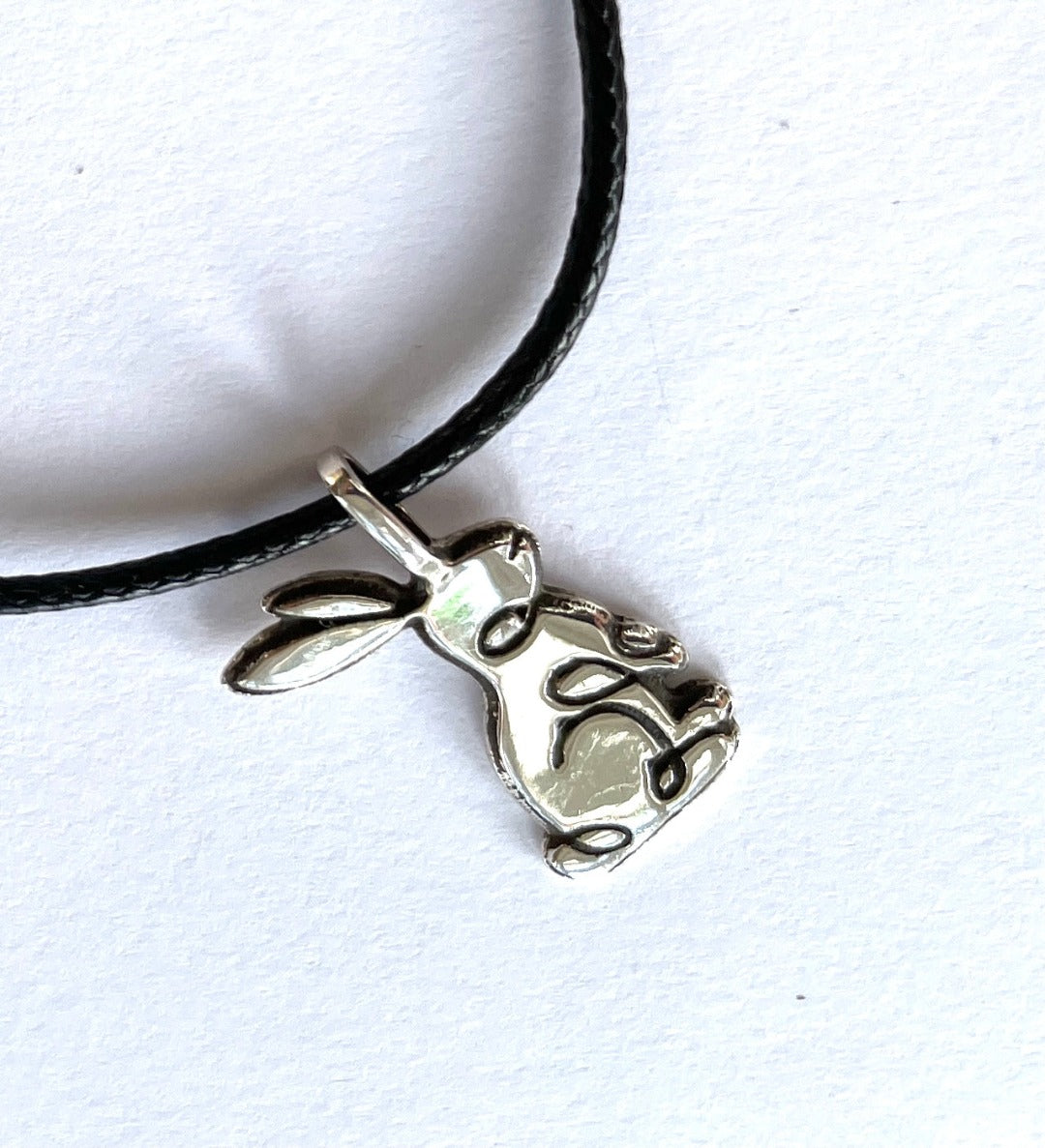 Rabbit 925 Sterling Silver Pendant Necklace