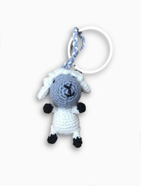 Mini-Crochet (Amigurumi) Farm Animals Keyring Accessory