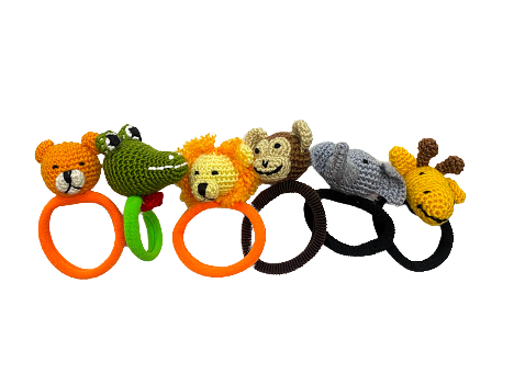 Crochet Jungle Safari Hair Accessories