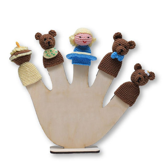 Goldilocks and the Three Bears Finger Puppet Set