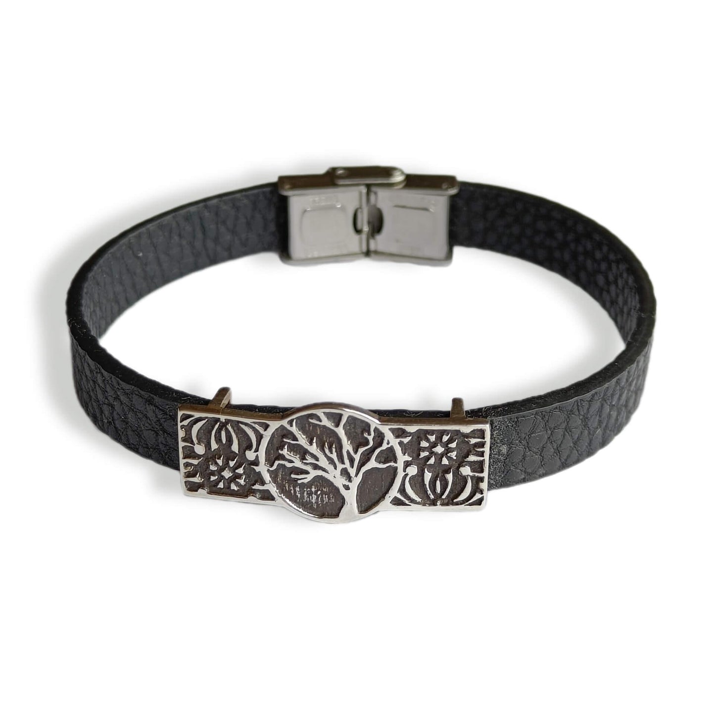 'Eden' Tree of Life 925 Sterling Silver & Leather