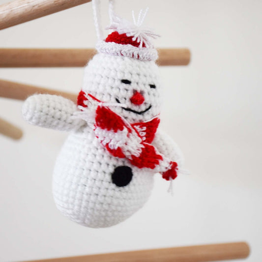 Santa, Reindeer, Christmas Tree, Snowman, Candy Cane and Angel Crochet Tree Ornament