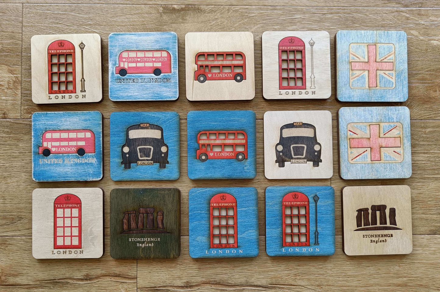 Traditional British Telephone Box Coaster