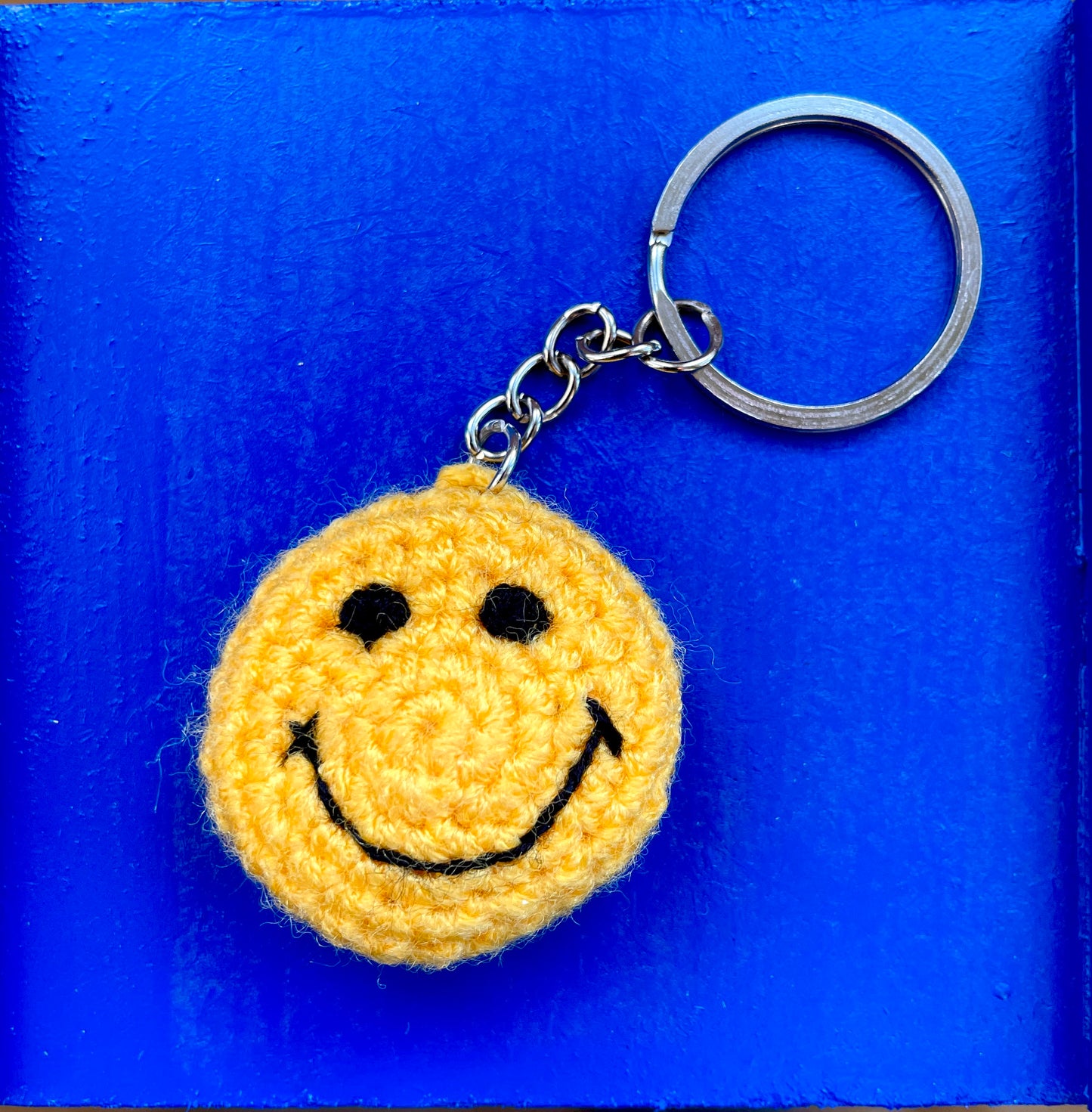 Smiley Face Emoji Keychain Accessory