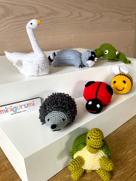 MINIGURUMI Mini Crochet Woodland Park Animals