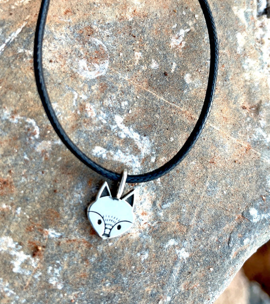 Fox 925 Sterling Silver Pendant Necklace
