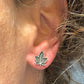 Maple Leaf 925 Sterling Silver Stud Earrings