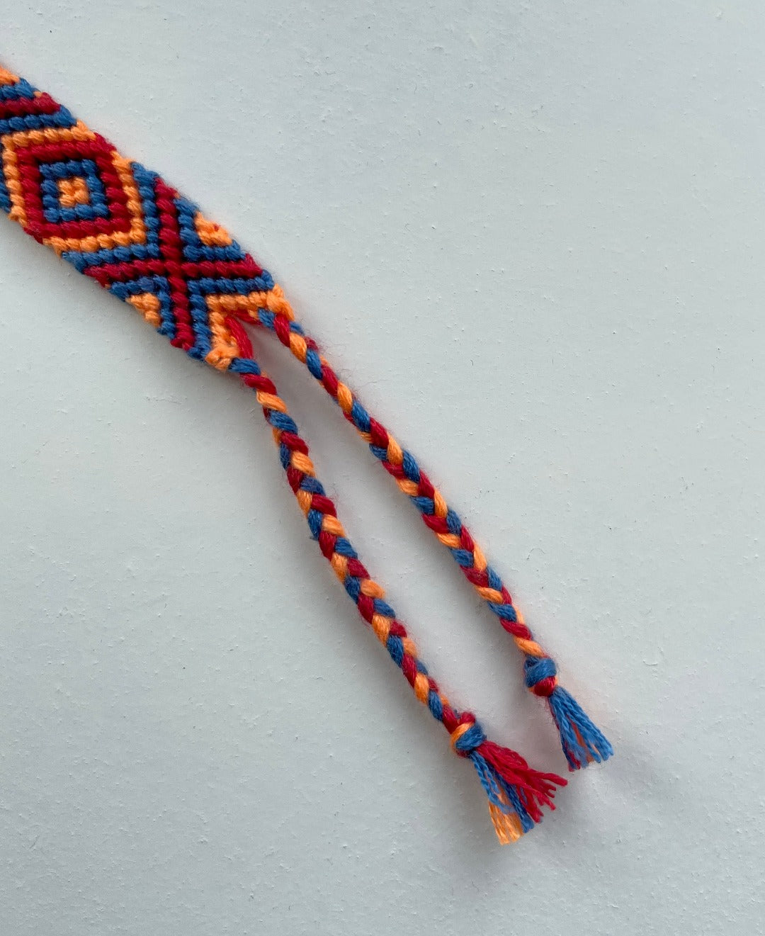 Red and blue hot sale friendship bracelet