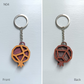 Double Sided Pomegranate Keychain Accessory