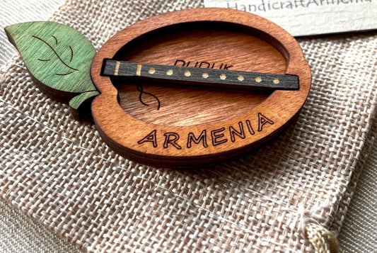 Armenian Apricot and Duduk Magnet