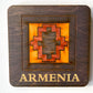 Armenian Geometric Carpet Coaster