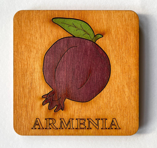 Armenia Pomegranate Coaster