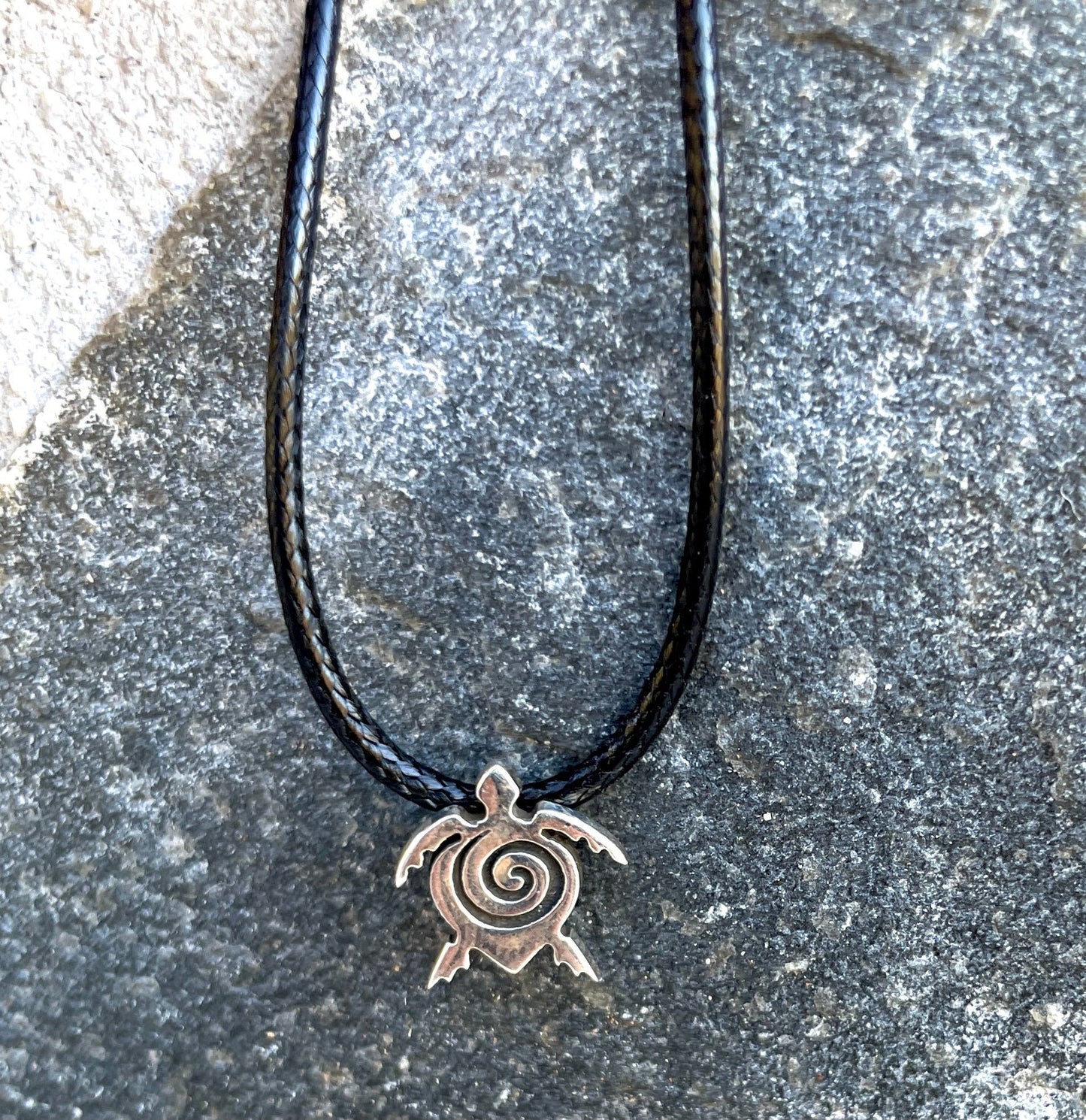 Eternity Turtle 925 Sterling Silver Pendant Necklace