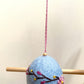 Felt Floral Embroidered Egg Ornament
